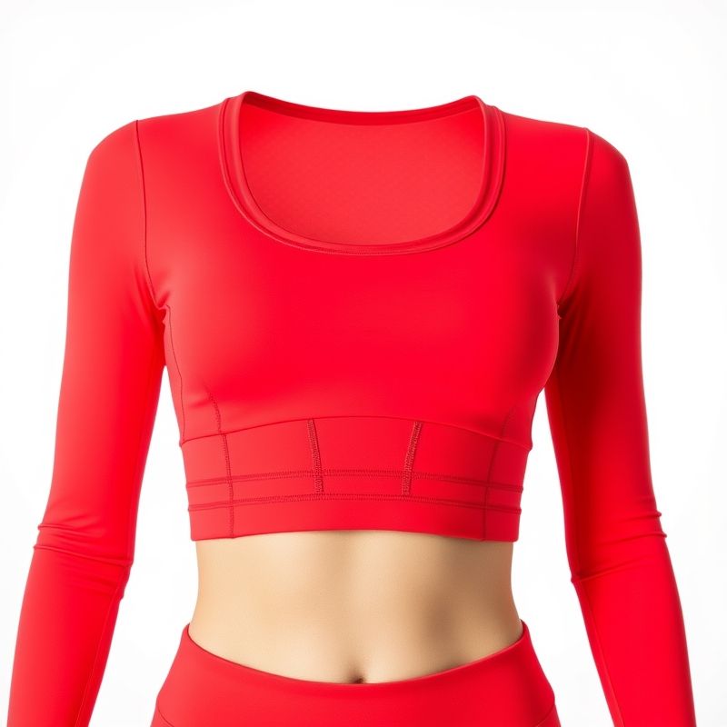 white sports crop top