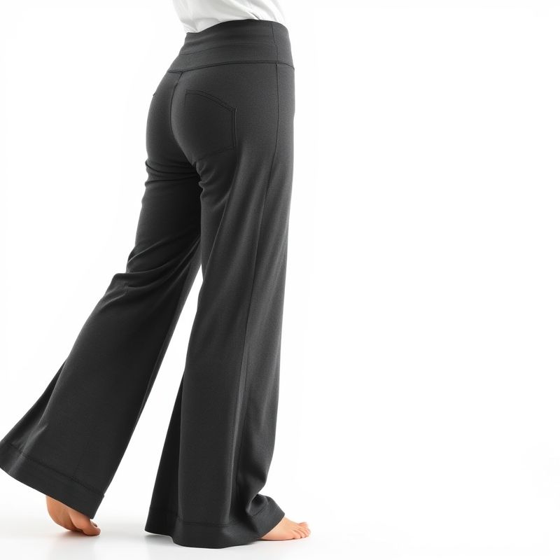 pollinations-black-yoga-flare-pants-1-585813 sustainable clothing materials - Professional Guide and Review