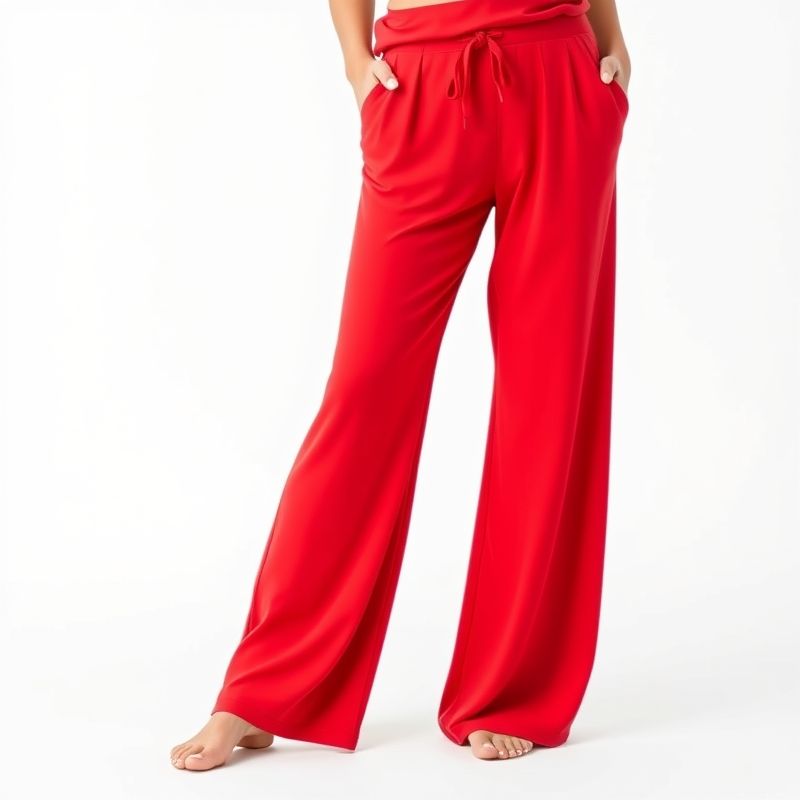 chair yoga boat pose wide leg yoga pants