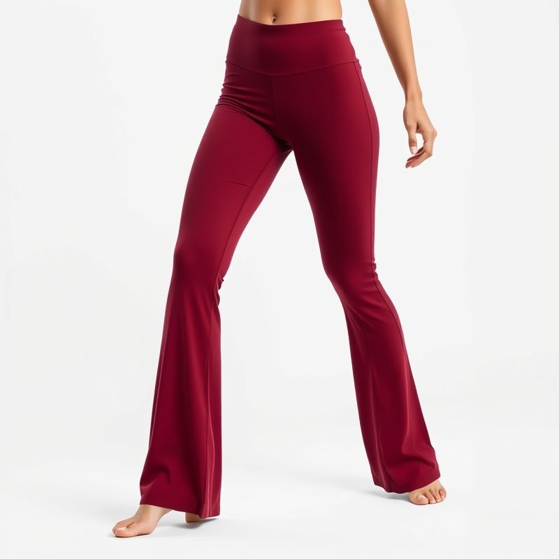 black oversized jacket with flare yoga pants