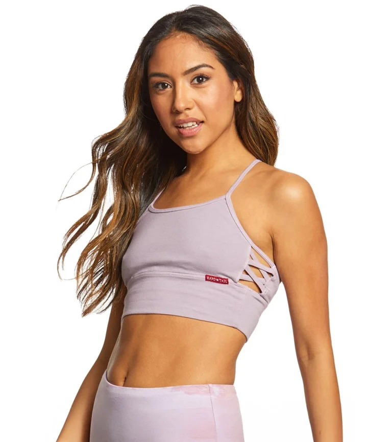 X Side Middy Yoga Sports Bra