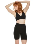 Spacedye High Waisted Biker Yoga Shorts