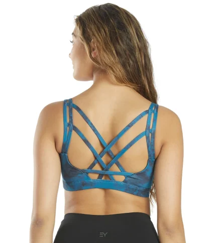 Tie Dye Radiant Strappy Back Sports Bra