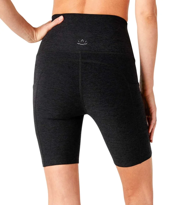 Spacedye Team Pockets High Waisted Biker Shorts