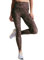 Spacedye Printed Caught In The Midi Yoga Leggings