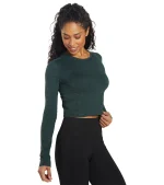 Girlfriend Collective RESET Cropped Long Sleeve