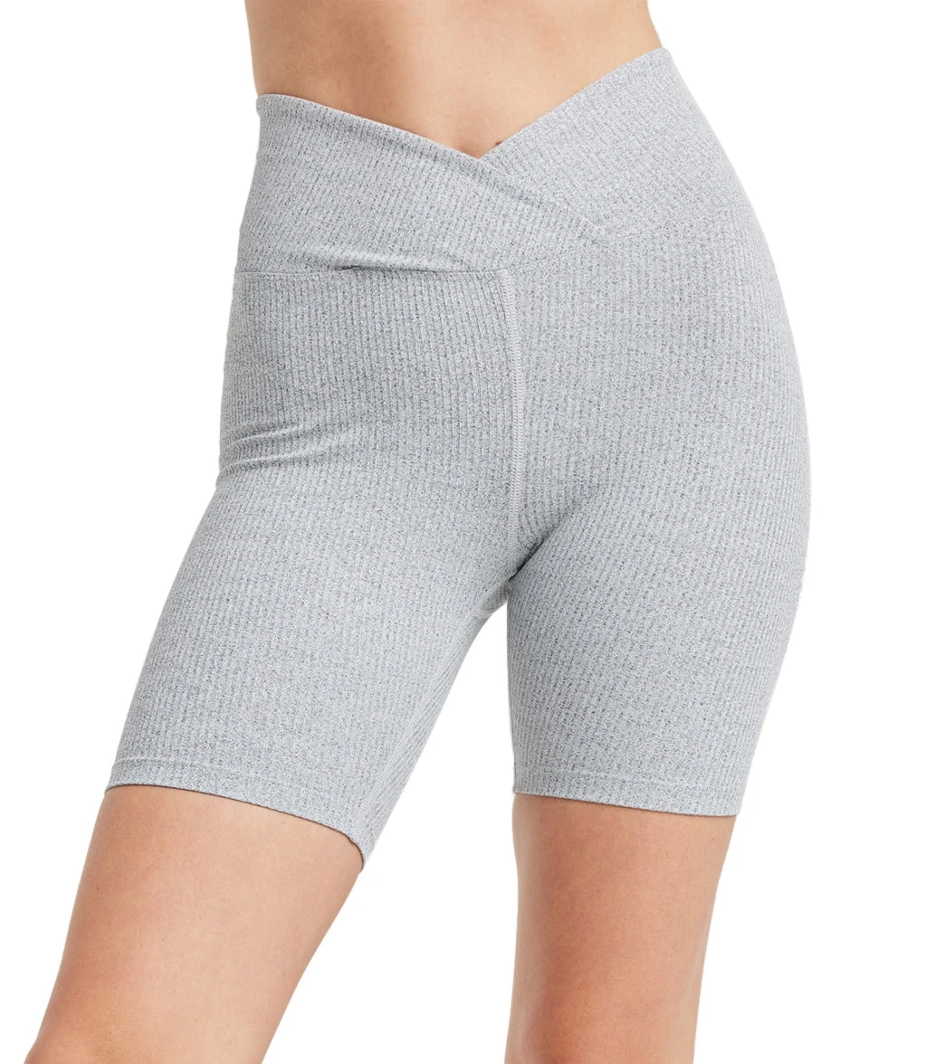 Ribbed V-Waist Biker Short Ribbed V-Waist Biker Short