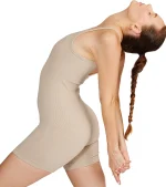 Cream Yoga Andrer Bodysuit