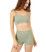 Cream Yoga Kelly Bra and Lynn Short Set