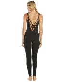 Strappy Back Long Leotard 28"