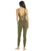 Strappy Back Long Leotard 28"