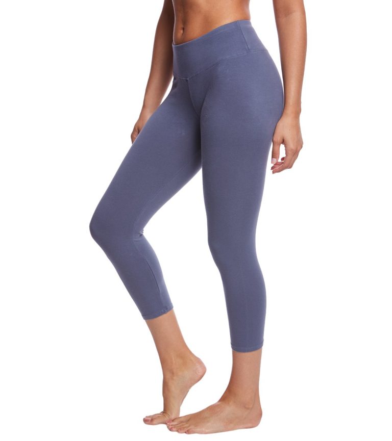 Flat Waisted Cotton Yoga Capris