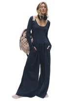 FP Movement Hot Shot Wide Leg Onesie Jumpsuit