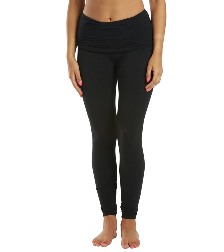 Scrunchy Waistband Ankle Leggings