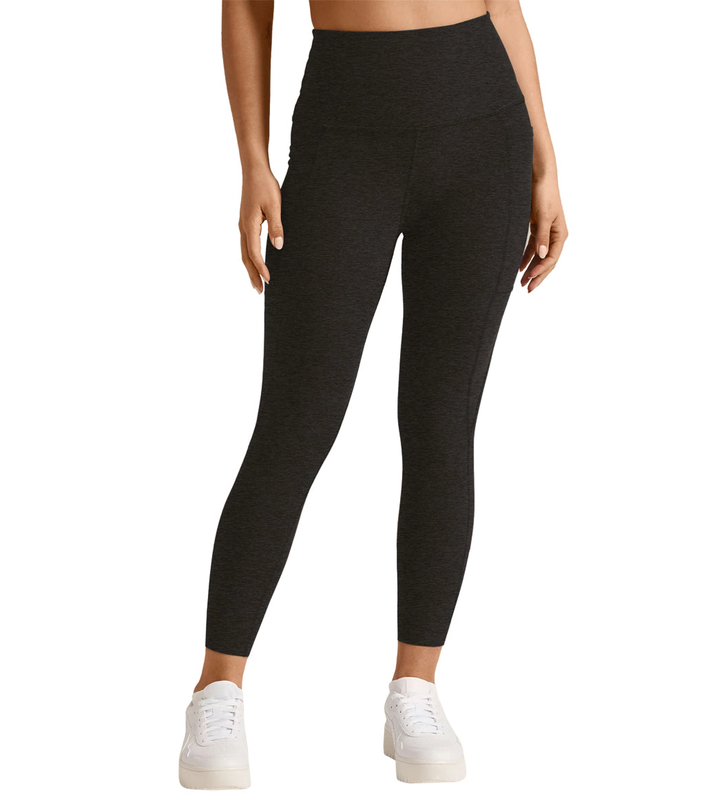 Spacedye Out Of Pocket High Waisted Capri Legging Spacedye Out Of Pocket High Waisted Capri Legging