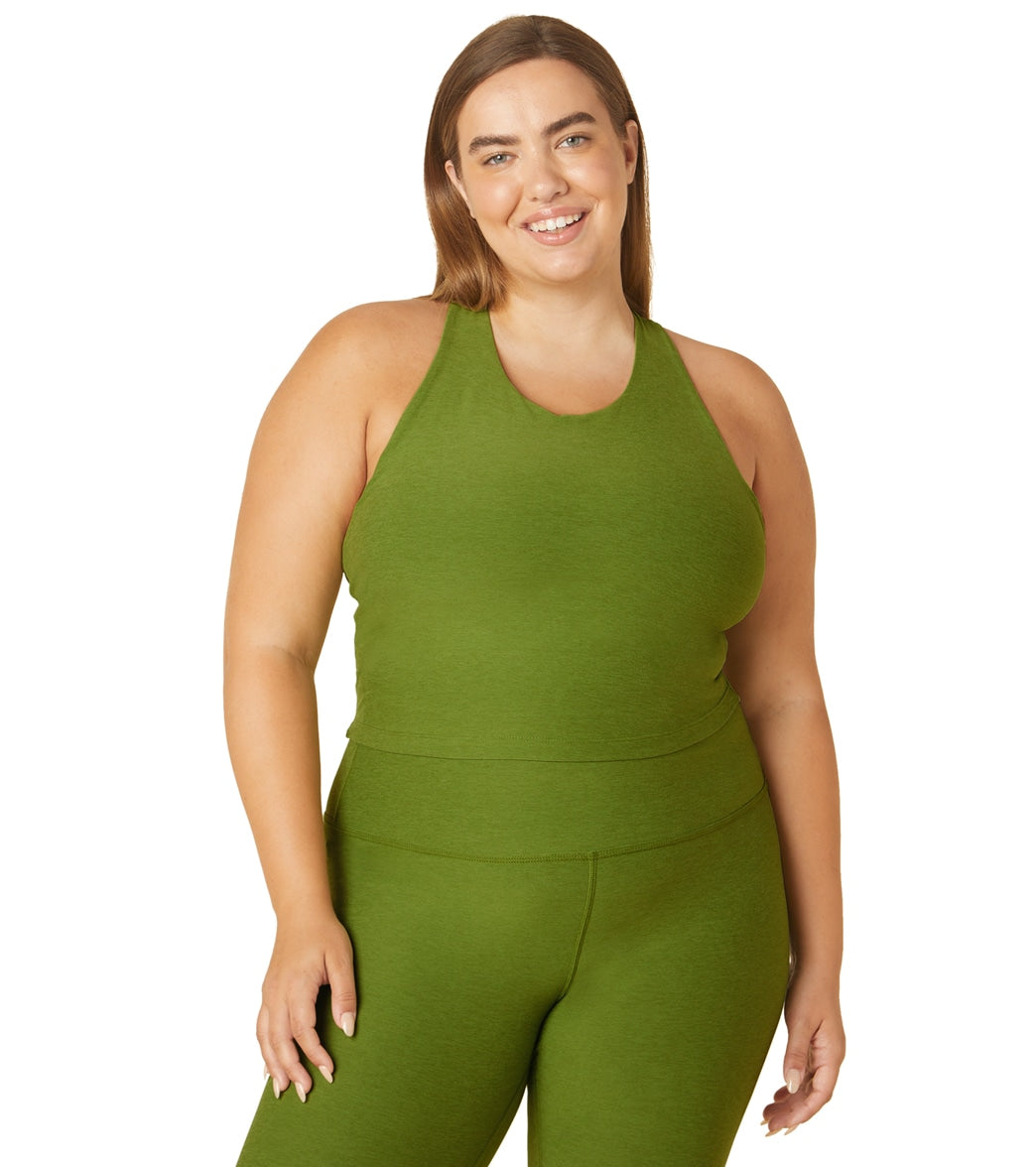 Plus Size Spacedye Focus Cropped Tank Plus Size Spacedye Focus Cropped Tank