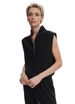 Loretta Half Zip Sleeveless Sweatshirt