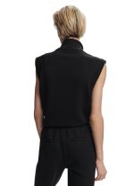 Loretta Half Zip Sleeveless Sweatshirt